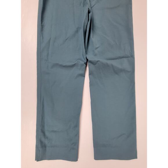 St. John 2 Teal Green Side Zipper Pull On Career‎ Ankle Preppy Workwear Pants - Picture 7 of 13